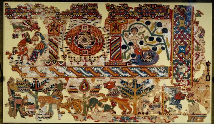 Arte copta: tende il trionfo della croce