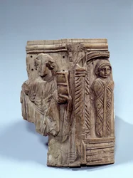 Arte copta: frammento di tavoletta d