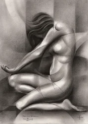 Figura astratta ed elegante