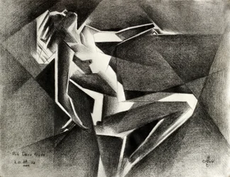 Ballerina in stile Art Déco