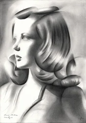 Profilo della donna classica