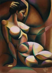 Donna astratta e contemplativa