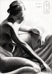 Figura femminile contemplativa