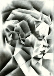 Ritratto cubista dinamico
