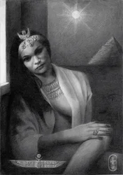 Lo sguardo della regina egiziana