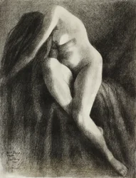 Elegante posa nuda