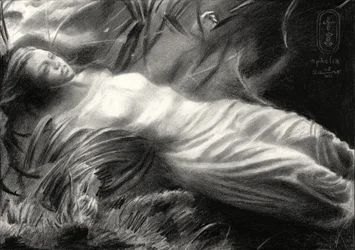 Figura eterea drappeggiata