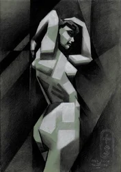Figura nuda geometrica