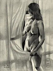 Figura nuda geometrica
