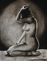 Studio di nudo aggraziato