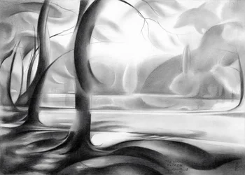 Riflesso nella foresta mistica