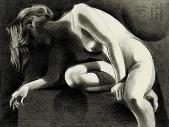 Nudo pensieroso nell