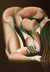 Nudo astratto e sereno