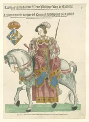 Ritratto di Eleonora di Francia a cavallo