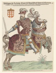 Ritratto di Filippo di Lalaing a cavallo