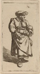 Vecchia Donna in Piedi