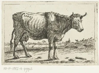 Paesaggio con mucca