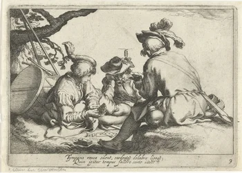 Soldati che giocano a carte