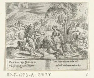 Un angelo riporta Agar