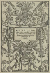 Livre de Moresques, pagina del titolo recto