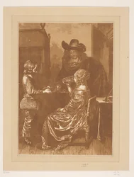 Signore e signora con paggio