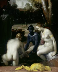 Betsabea alla sua toilette, 1594