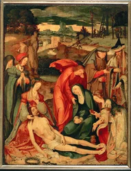 Deplorazione (pittura su legno di quercia)