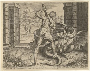 Ercole ruba le mele d