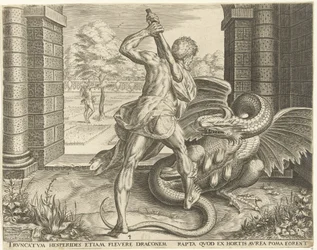 Ercole ruba le mele d