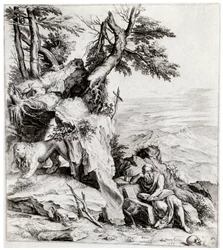 Paesaggio con San Girolamo, XVI secolo, 1937