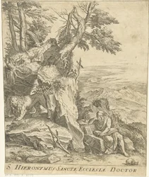 Paesaggio con San Girolamo che legge