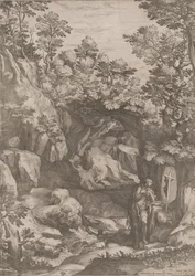 Maria Maddalena Penitente nel Deserto, 1573