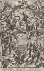 La disputa dei Padri della Chiesa sul Santo Sacramento, 1575