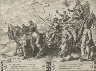 Il trionfo della pace, dal Ciclo delle vicissitudini degli affari umani, tavola 8, 1564