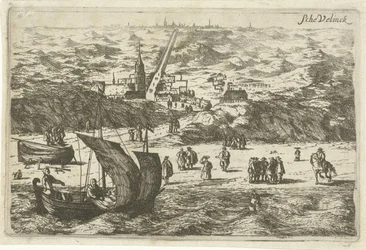 Vista su Scheveningen dal mare