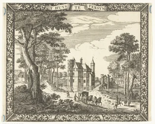 Veduta del Castello Persijn a Wassenaar (T