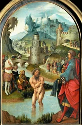 Piccolo altare (pittura su legno di quercia)