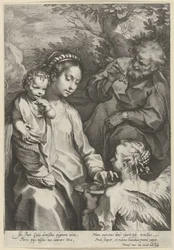 Maria nutre il Bambino
