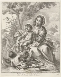 Sacra Famiglia con Giovanni Battista bambino