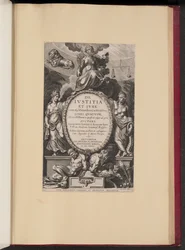 Pagina del titolo per Leonard Lessius, De Ivstitia et Ivre