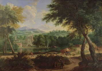Paesaggio con un Gregge di Pecore