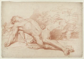 Nudo maschile sdraiato