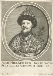 Ritratto dello Zar Alessio I Michajlovič di Russia 1629-1676, 1670