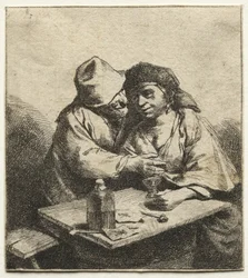 La coppia amorosa, metà 1600