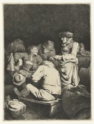 Oste e compagnia in una locanda