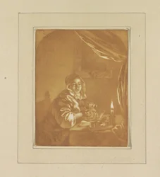 Dama alla luce della candela