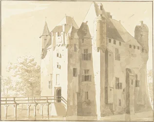 Castello Frissestein a Herwijnen, retro