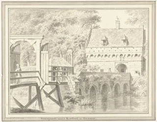 Porta anteriore del castello di Buren