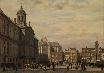 Piazza Dam in estate