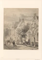 Veduta di strada a Harderwijk